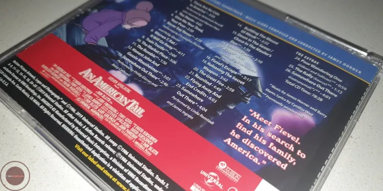 Fievel y el nuevo mundo soundtrack trasera