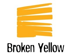 broken yellow logo