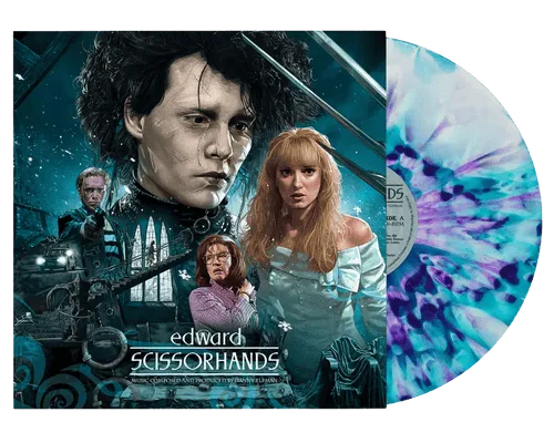 EDWARD SCISSORHANDS soundtrack portada y vinilo