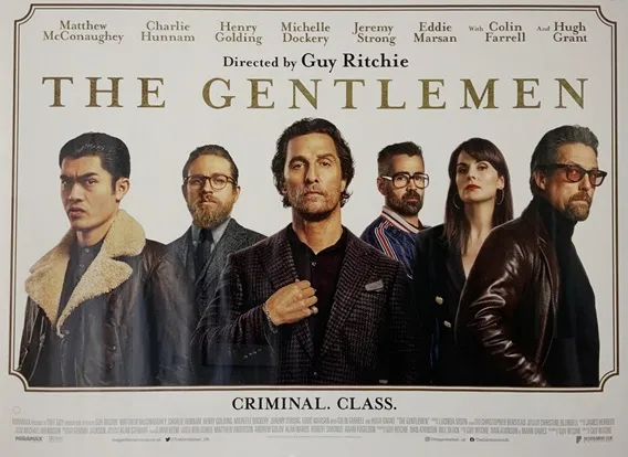 The Gentlemen movie poster uk quad