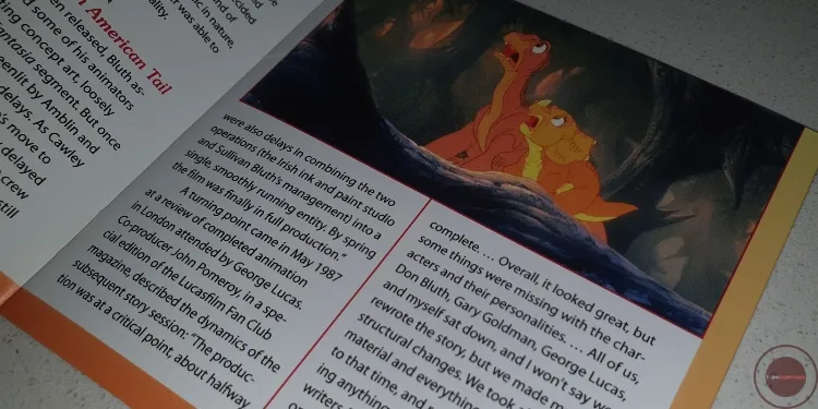 The Land Before Time Soundtrack cuadernillos interior