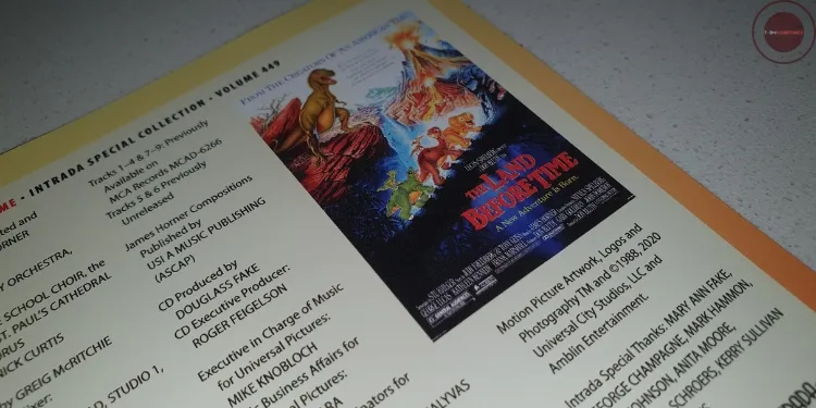 The Land Before Time Soundtrack movie poster