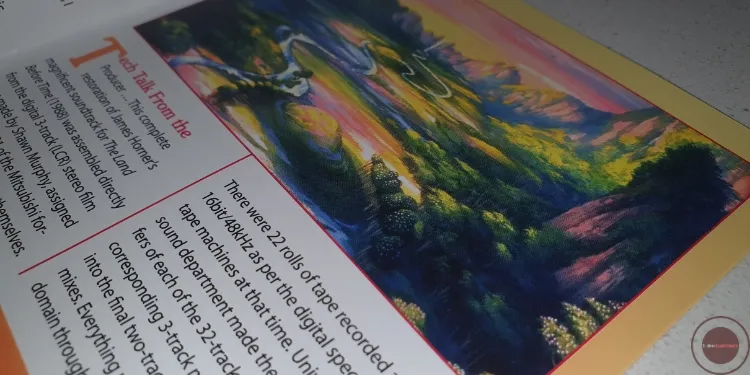 The Land Before Time Soundtrack texto interior