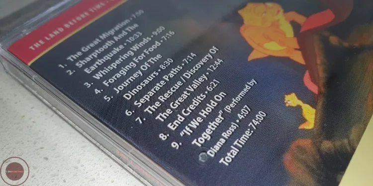 The Land Before Time Soundtrack tracklist