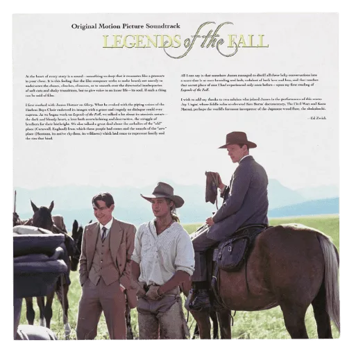 Legends of the fall soundtrack encarte