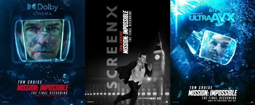 Mission Impossible The Final Reckoning movie Posters
