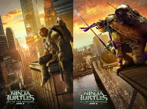 Teenage Mutant Ninja Turtles Out of the Shadows movie poster