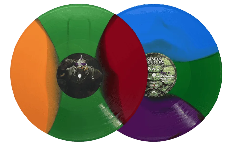 Teenage Mutant Ninja Turtles Out of the Shadows soundtrack vinyls