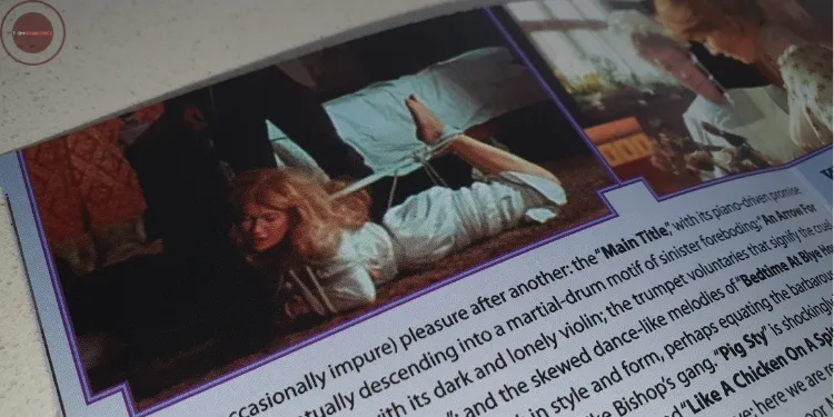 The Nightcomers Jerry Fielding soundtrack cuadernillo
