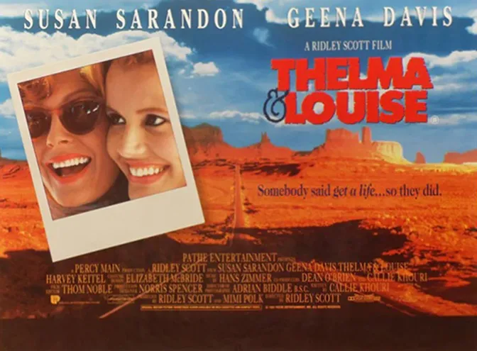 Thelma & Louise movie poster uk