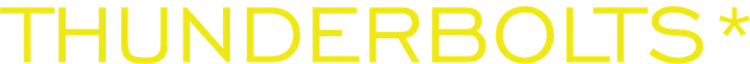 Thunderbolts logo title
