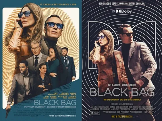 black bag poster combo