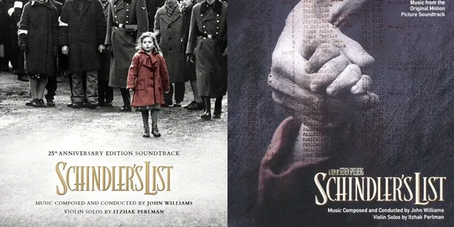 schindler's list mejores bandas sonoras de John Williams