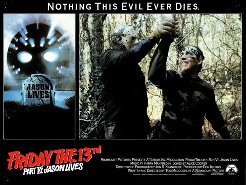 FRIDAY THE 13TH PART VI JASON LIVES fotocromo