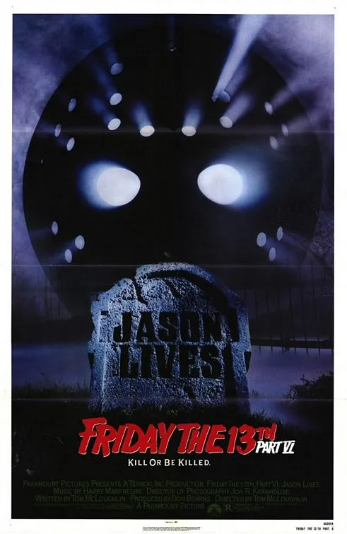 FRIDAY THE 13TH PART VI JASON LIVES movie poster