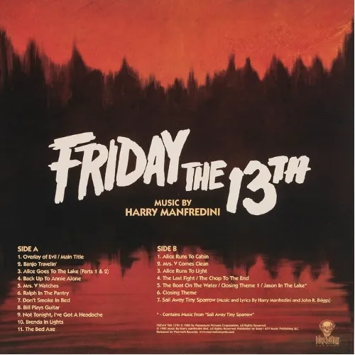 Friday The 13th soundtrack back