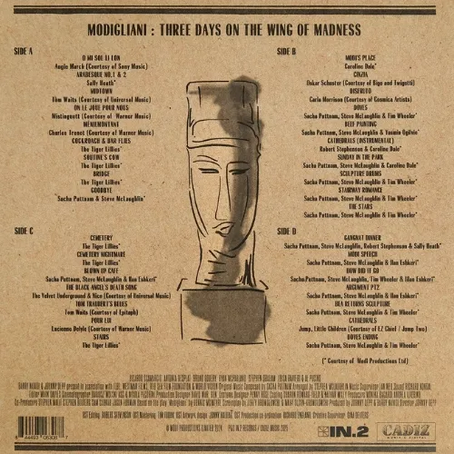 Modi Three Days On The Wing of Madness soundtrack back