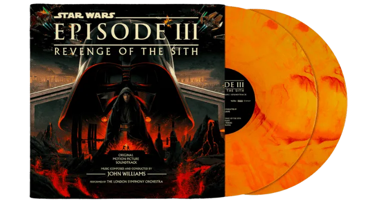 Star Wars Episode III Revenge of the Sith Soundtrack Lava colored vinyl