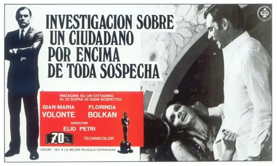 Investigación sobre un ciudadano libre de toda sospecha poster