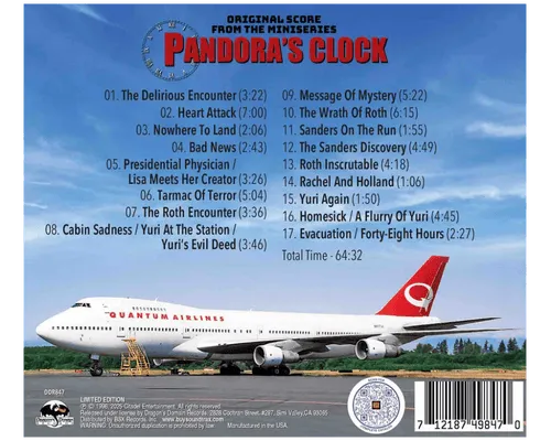 PANDORA'S CLOCK soundtrack back