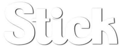 Stick logo title