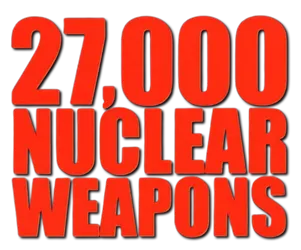 THE SUM OF ALL FEARS 27000 nuclear weapons logo