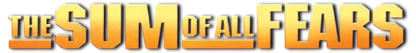 THE SUM OF ALL FEARS logo title