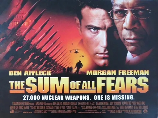 THE SUM OF ALL FEARS movie poster uk