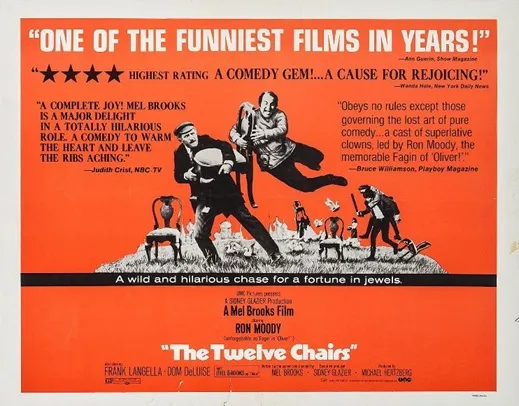 The Twelve Chairs movie poster uk