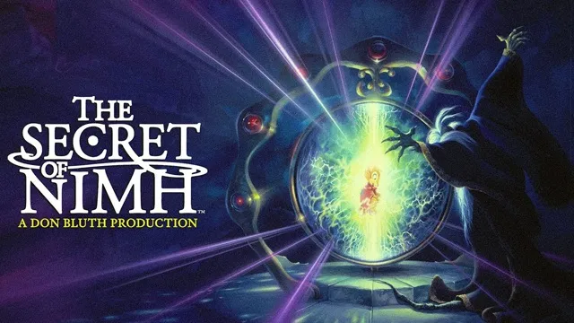 The secret of Nimh banner
