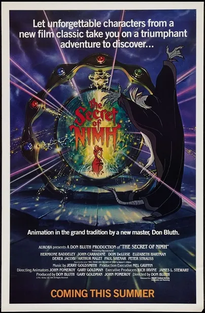 The secret of Nimh movie poster
