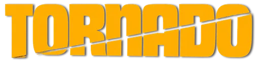 Tornado logo title