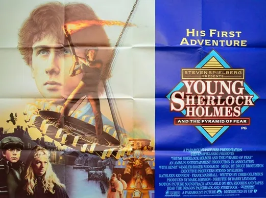 young sherlock holmes movie poster uk