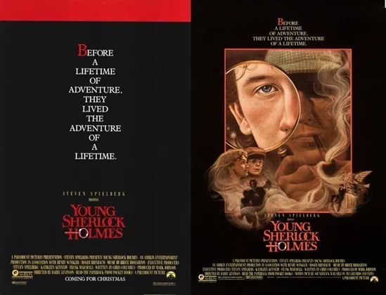 young sherlock holmes poster