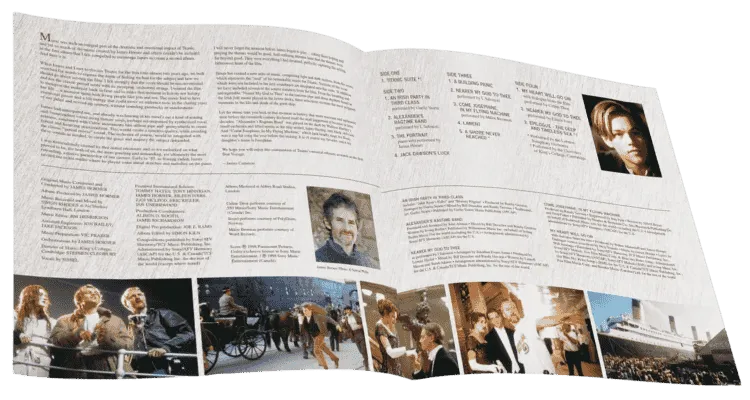 Back to Titanic soundtrack encarte