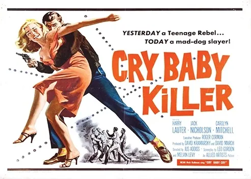 CRY BABY KILLER movie poster