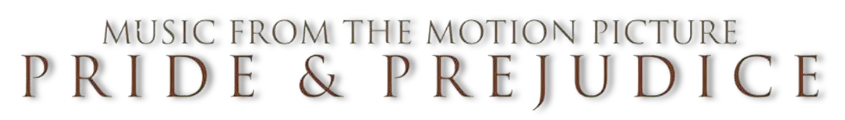 Pride & Prejudice soundtrack logo title
