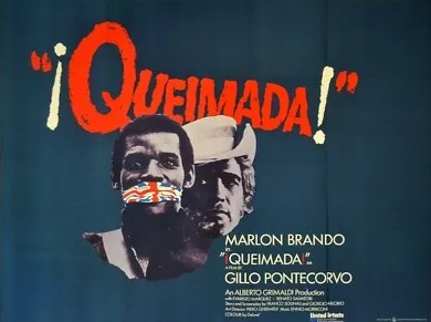 Queimada movie poster quad uk