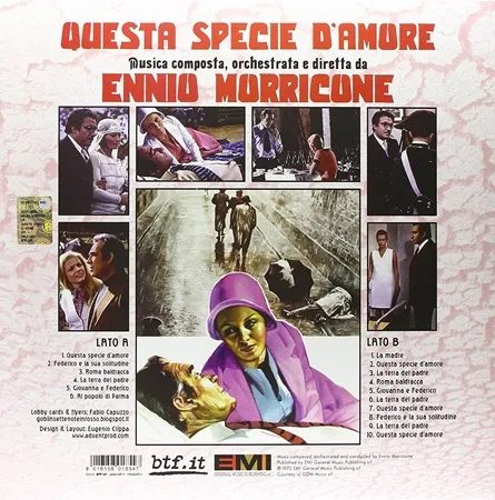 Questa Specie D’Amore vinilo back