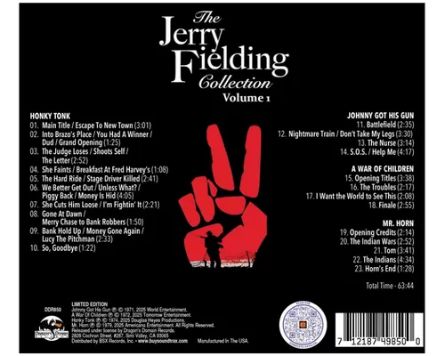 THE JERRY FIELDING COLLECTION VOLUME 1 back