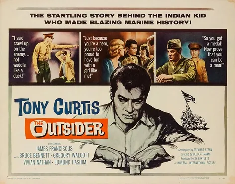 THE OUTSIDER movie poster quad