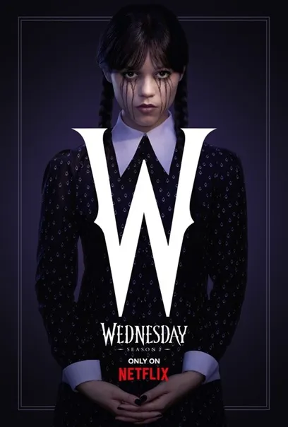 Wednesday season 2 poster