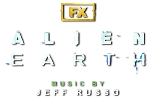 Alien Earth vinyl soundtrack logo title