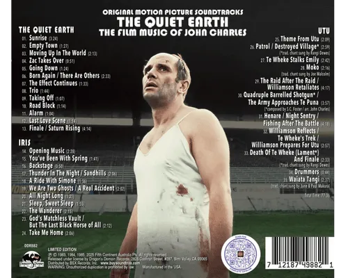 THE QUIET EARTH soundtrack back