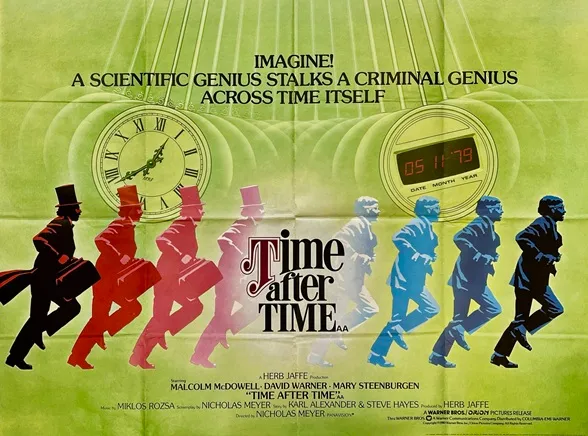 TIME AFTER TIME movie poster