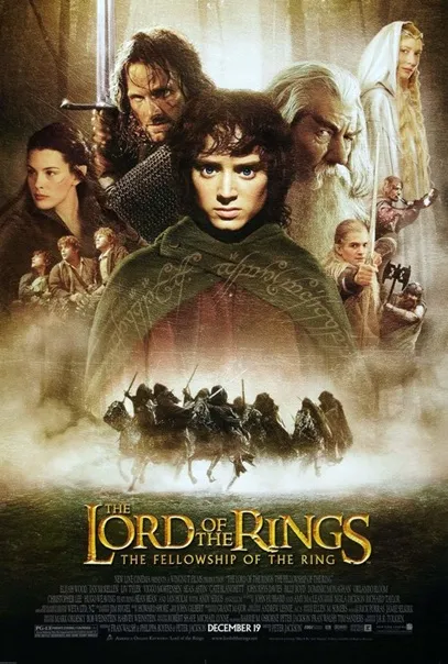 The Lord of the Rings the Fellowship of the Ring poster