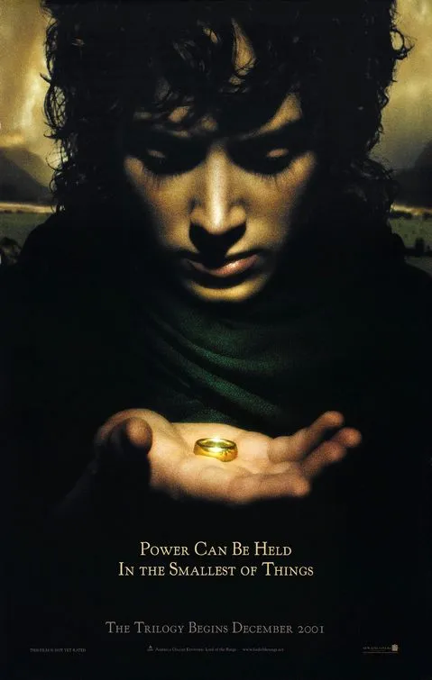 The Lord of the Rings the Fellowship of the Ring teaser movie poster