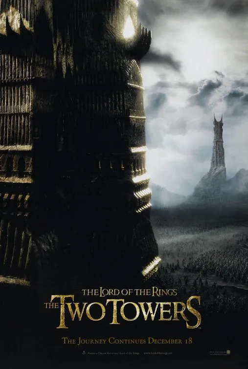 The Lord of the Rings the Two Towers teaser movie poster
