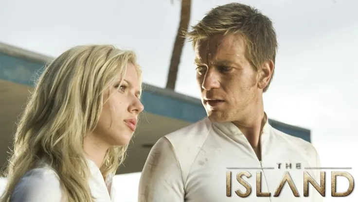 The island movie scene