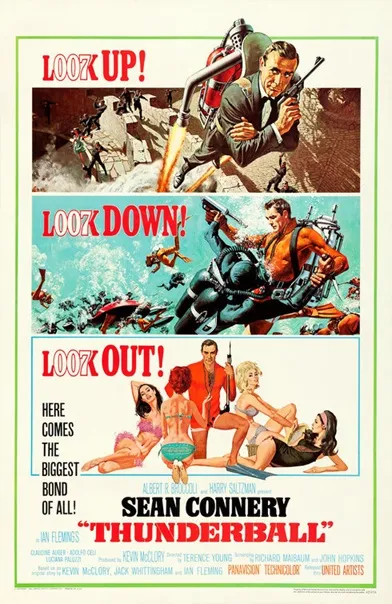 Thunderball movie poster